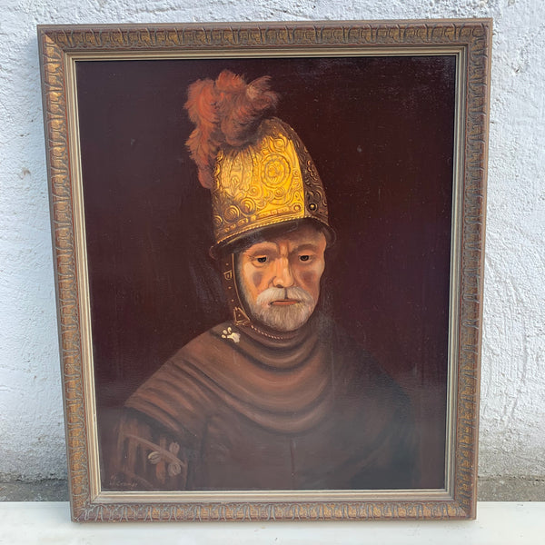 Der Mann mit dem Goldhelm Rembrandt Kopie Ölgemälde Trödelfuchs Vintage Shop Der Mann mit dem Goldhelm Rembrandt Kopie Ölgemälde Trödelfuchs Vintage Shop