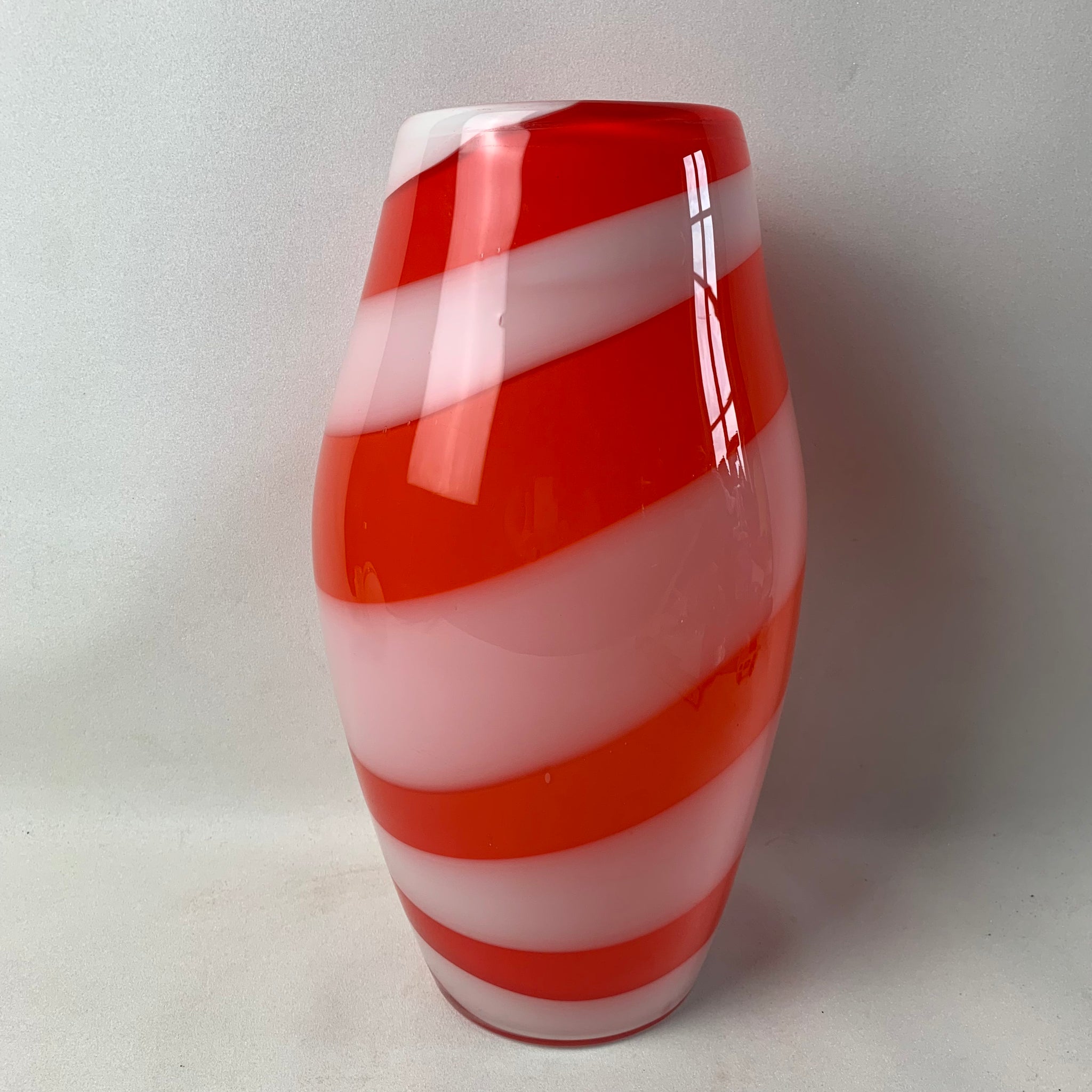 Große zweifarbige Murano Vase