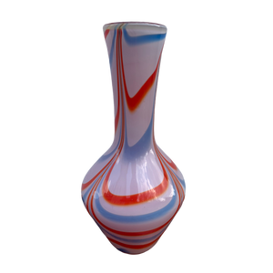 Große schwere dreifarbige Murano Vase